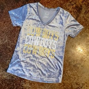 Dallas cowboys velvet shirt small